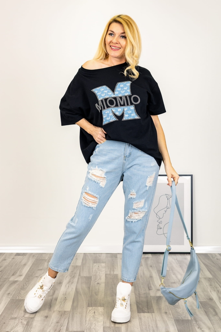 Spodnie jeansowe z dziurami Periasca light denim blue