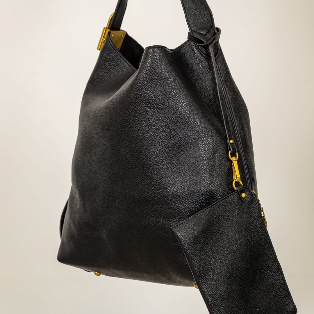 Torebka casualowa czarna do pracy i na co dzień.