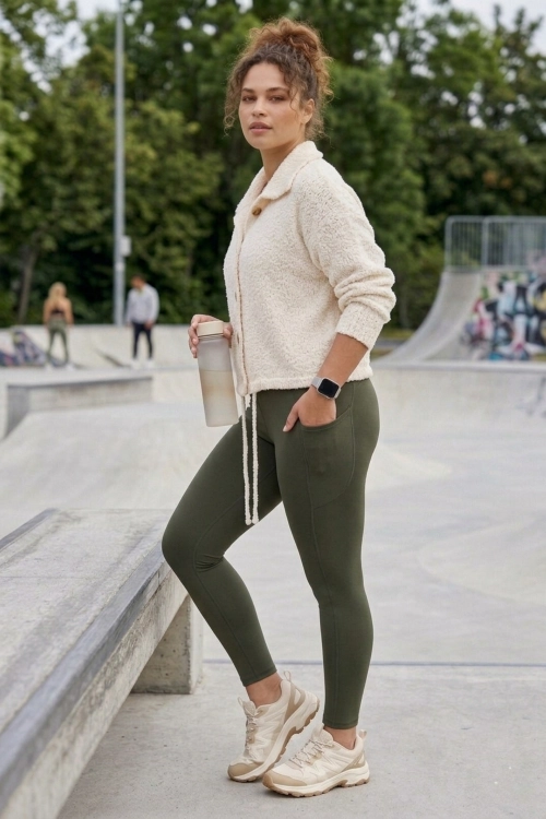 Sweter damski ecru miękki kardigan casual na guziki z kołnierzem Fonteno